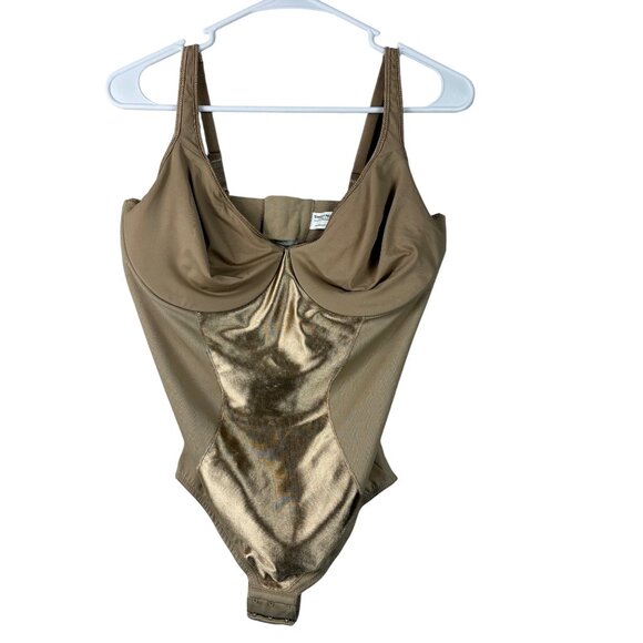 Maidenform Sweet Nothings Shapewear BodysuitSize 38D Clean Girl - Picture 1 of 8